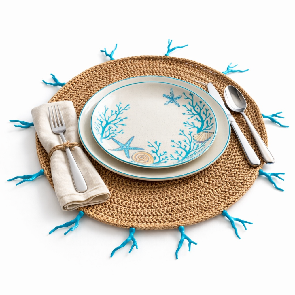 Örgü Yuvarlak Amerikan Servis