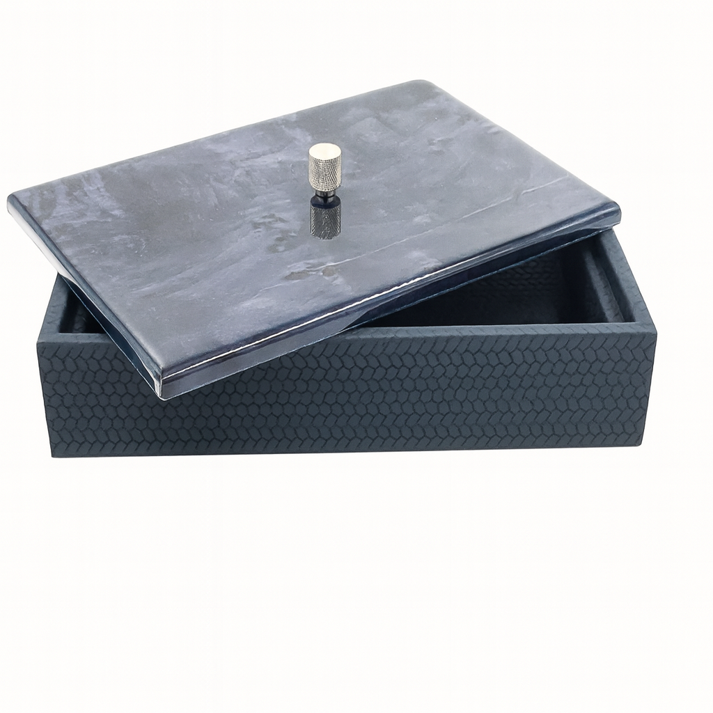 Maun Kapaklı Küçük Dikdörtgen Kutu