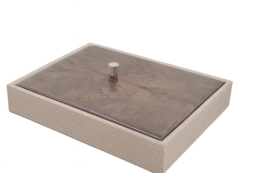 Maun Kapaklı Büyük Dikdörtgen Kutu