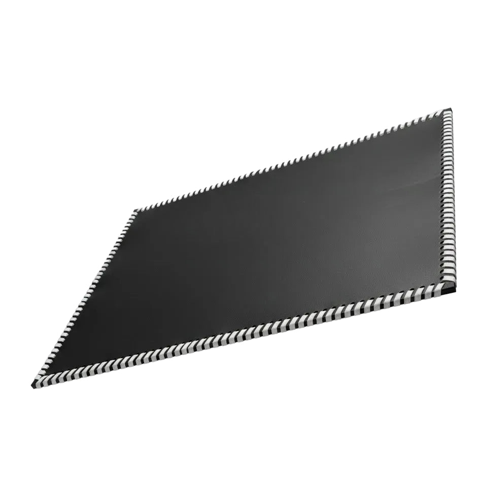 Dikdörtgen Deri Amerikan Servis(Lacivert)