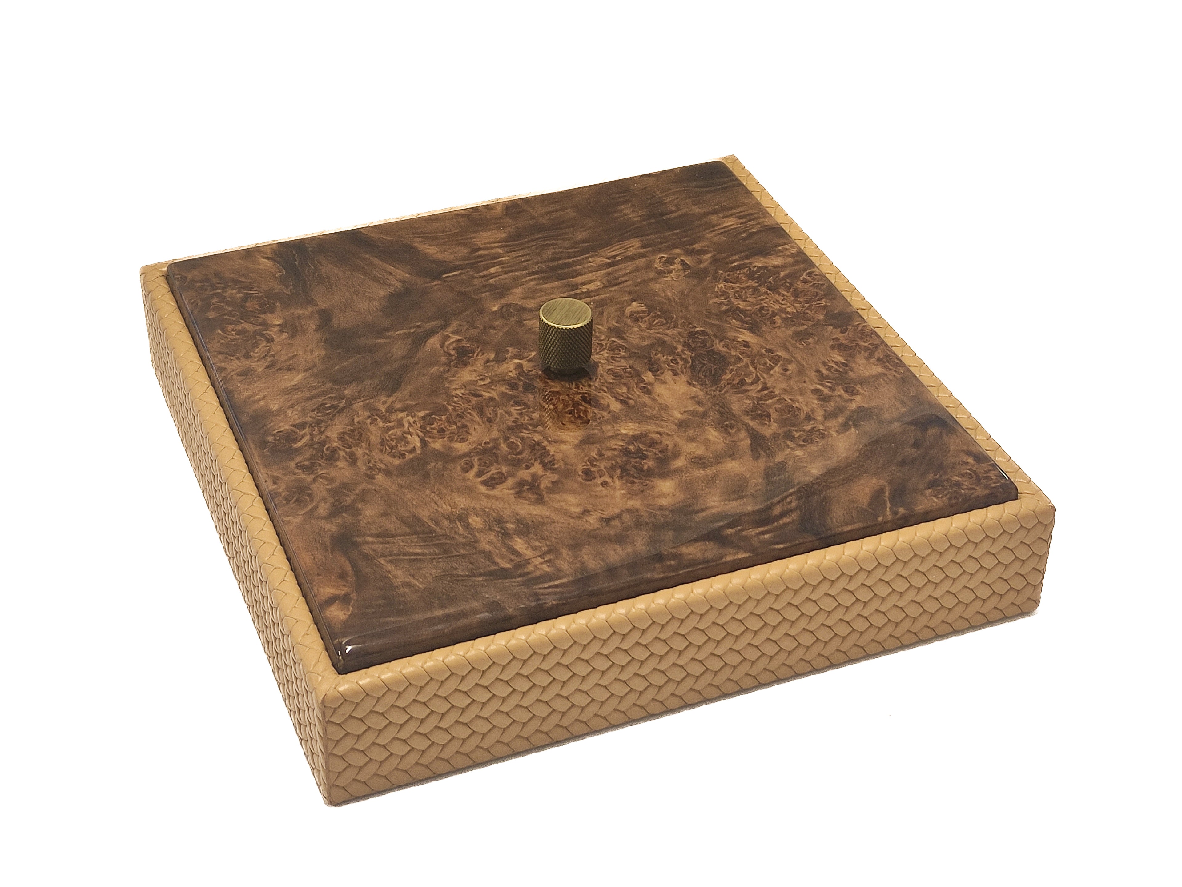 Maun Kapaklı Kare Kutu