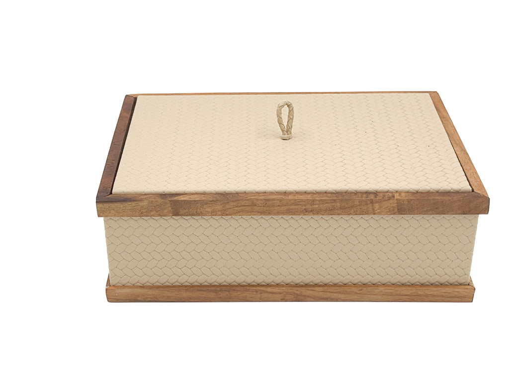 Ceviz Çerçeveli Küçük Dikdörtgen Kutu