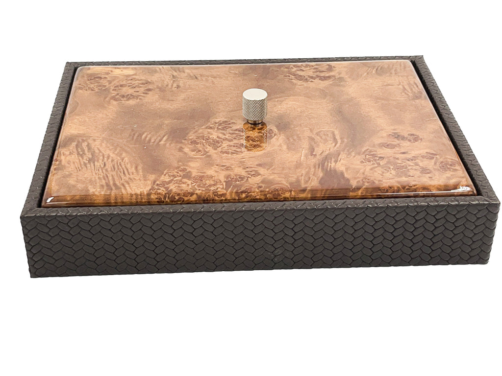 Maun Kapaklı Büyük Dikdörtgen Kutu