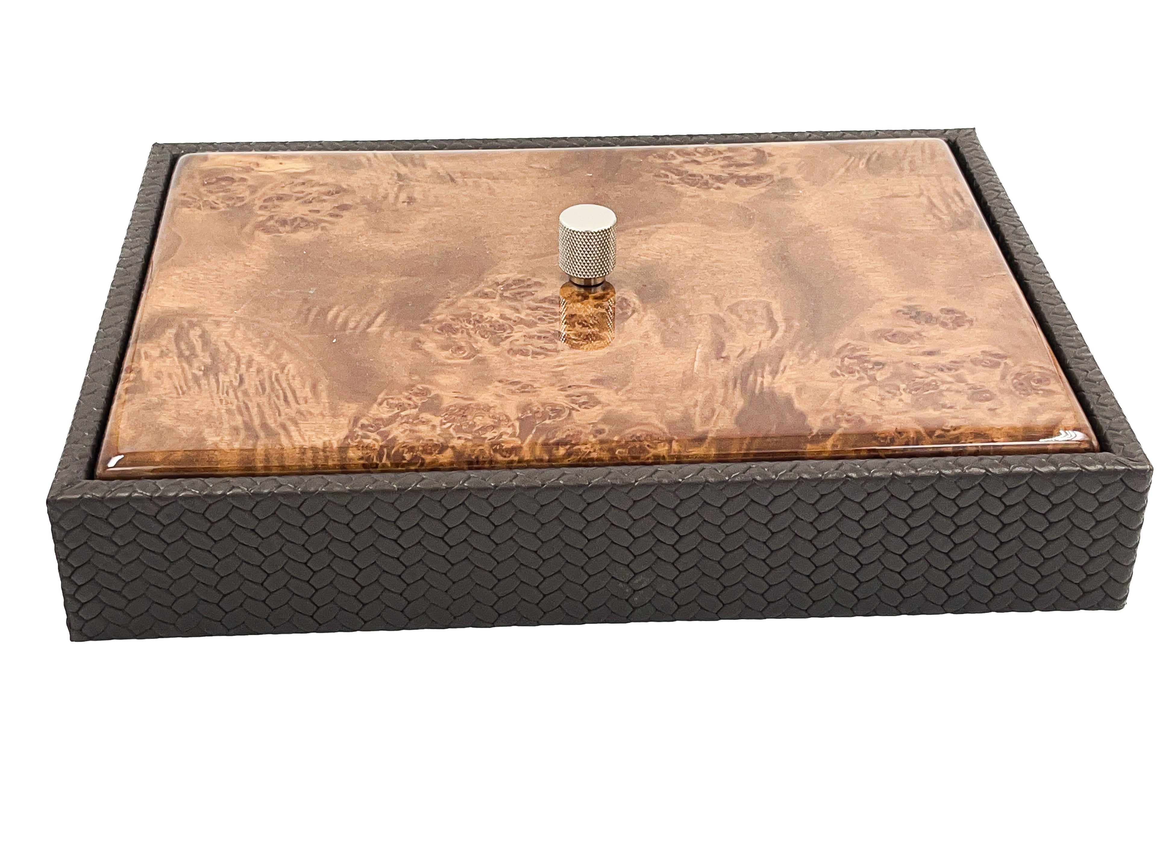 Maun Kapaklı Büyük Dikdörtgen Kutu