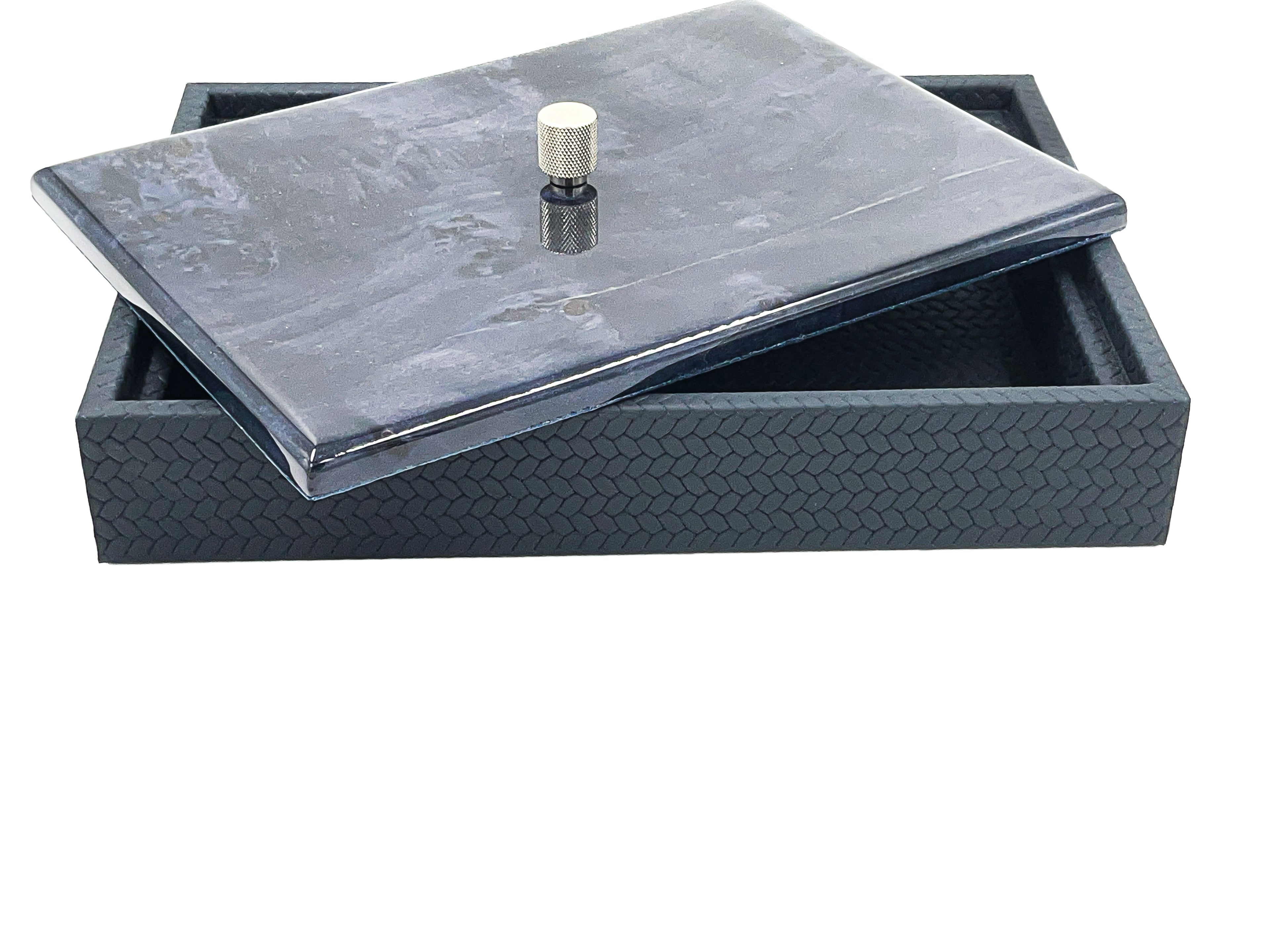 Maun Kapaklı Büyük Dikdörtgen Kutu