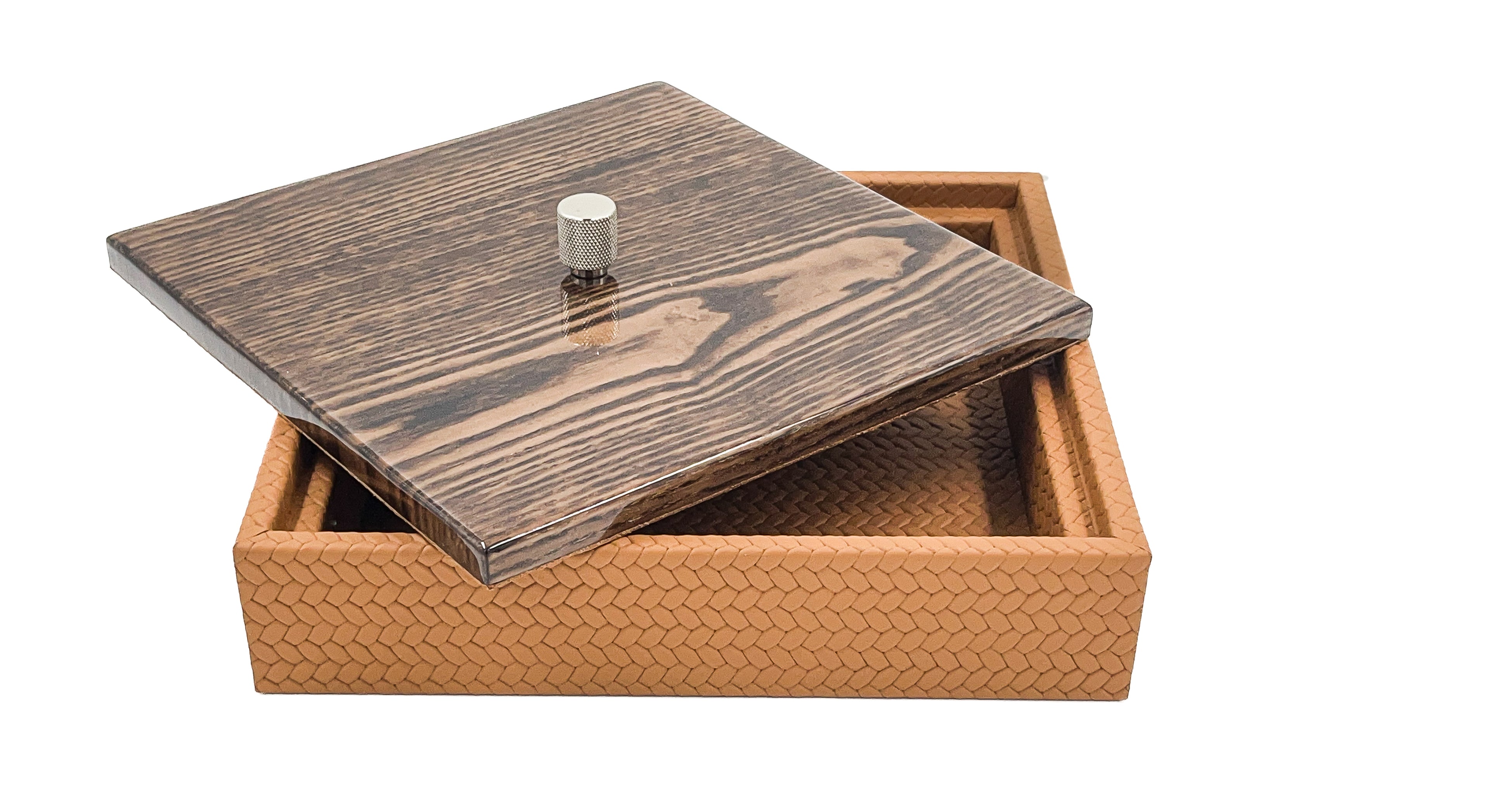 Maun Kapaklı Kare Kutu