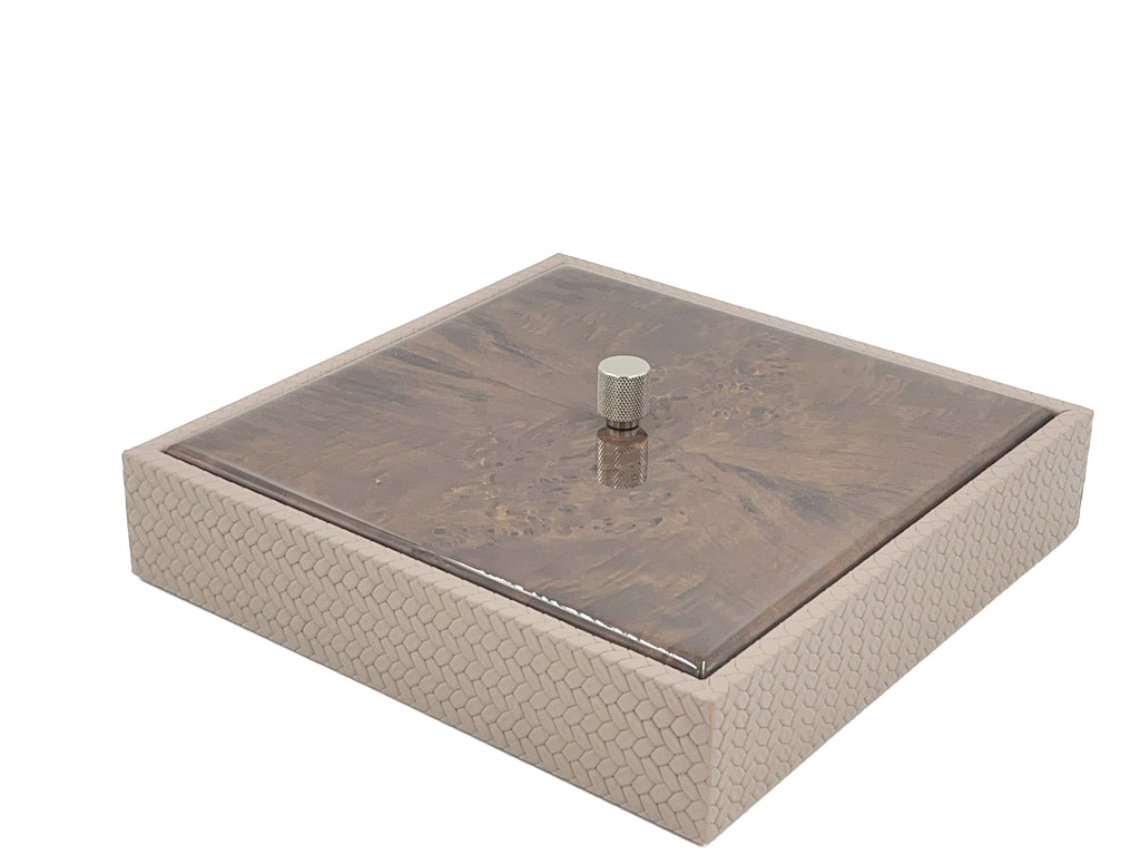 Maun Kapaklı Kare Kutu