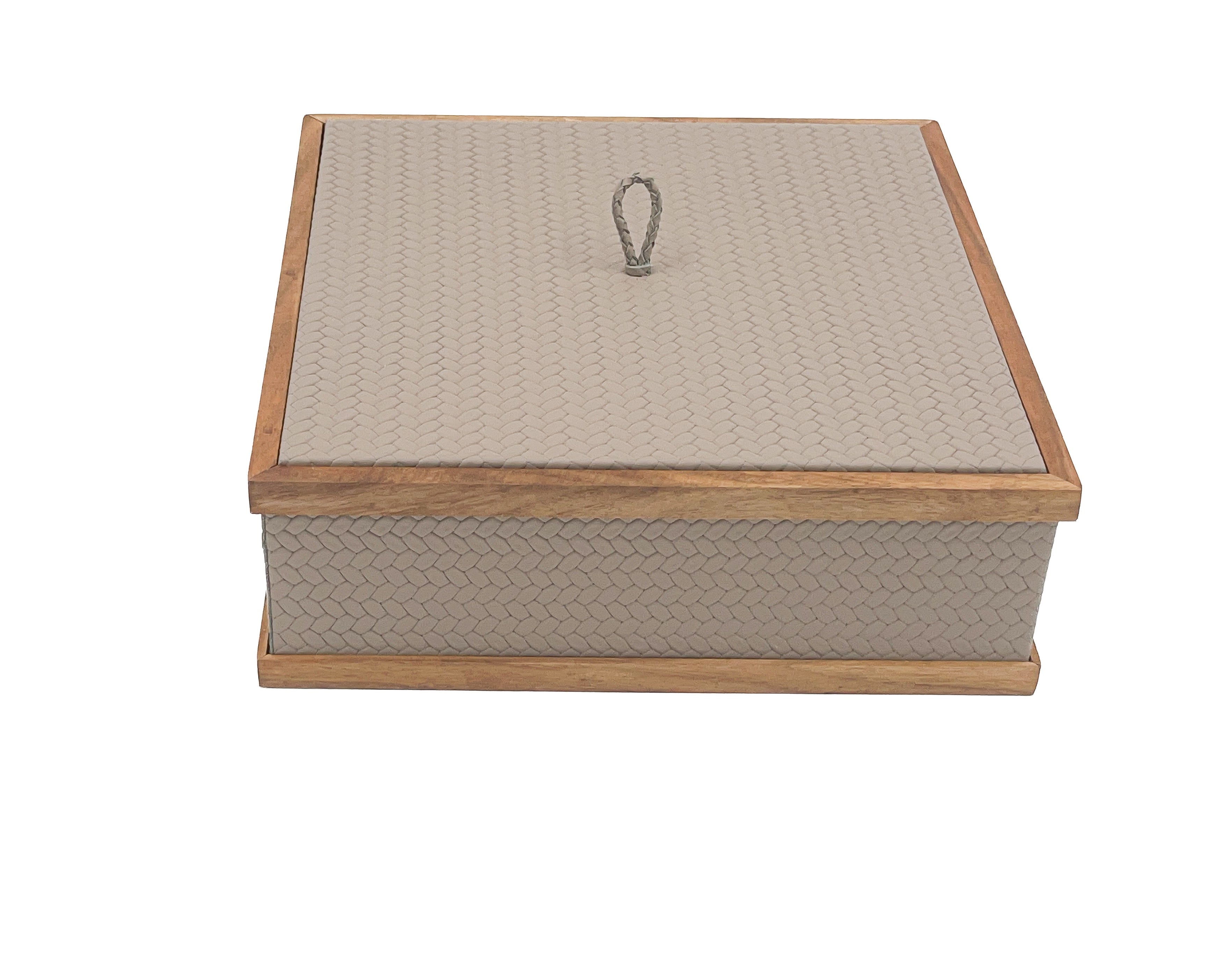 Ceviz Çerçeveli Kare Kutu