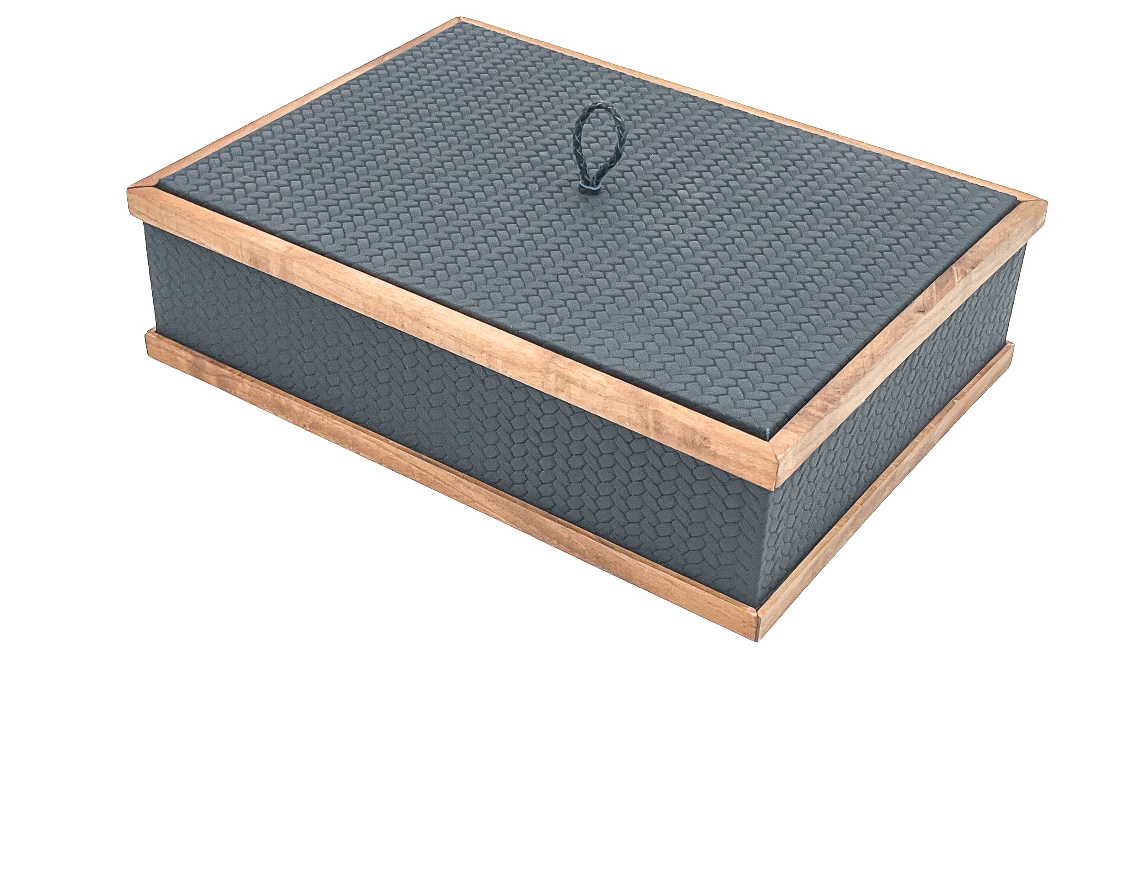 Ceviz Çerçeveli Küçük Dikdörtgen Kutu