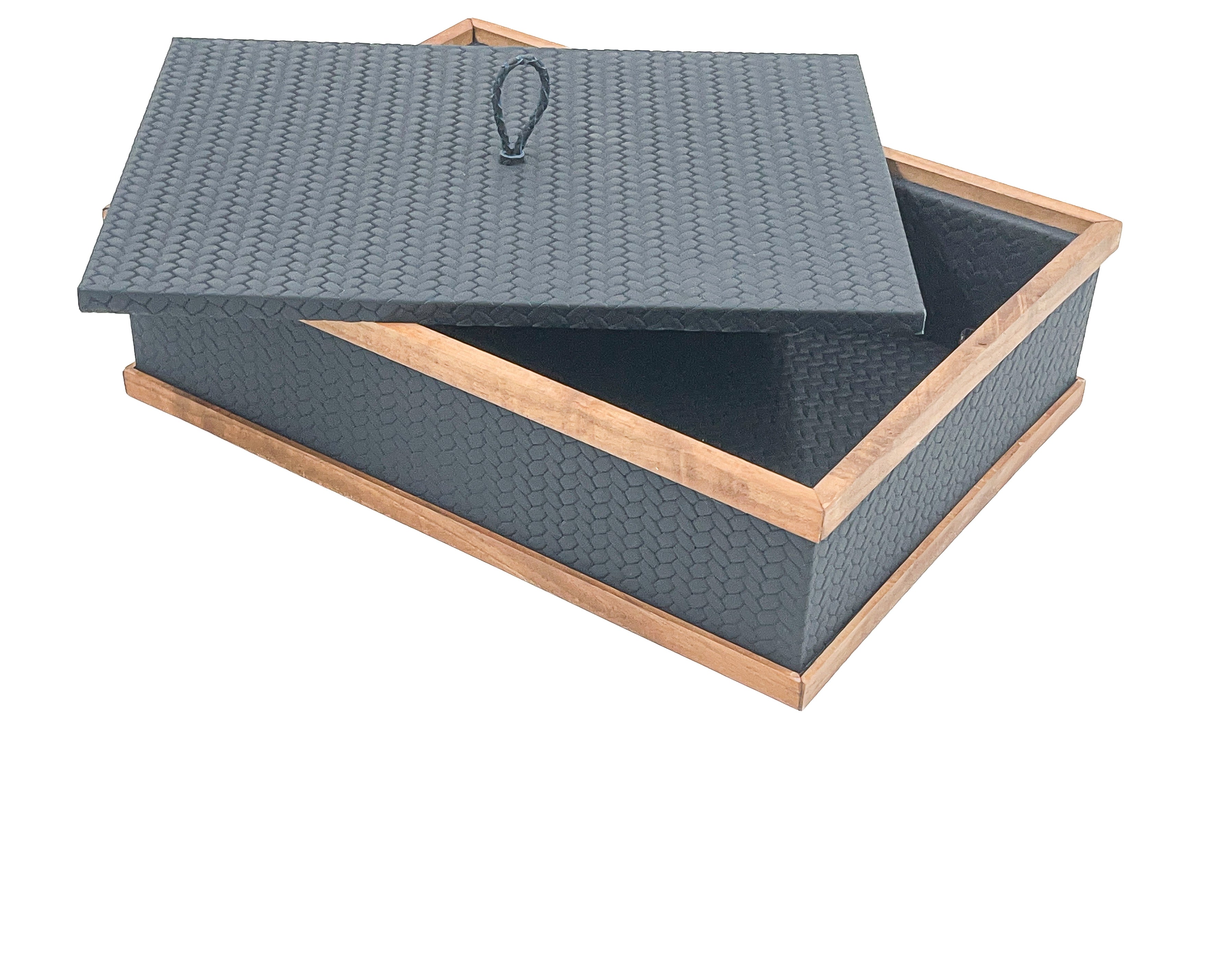 Ceviz Çerçeveli Büyük Dikdörtgen Kutu