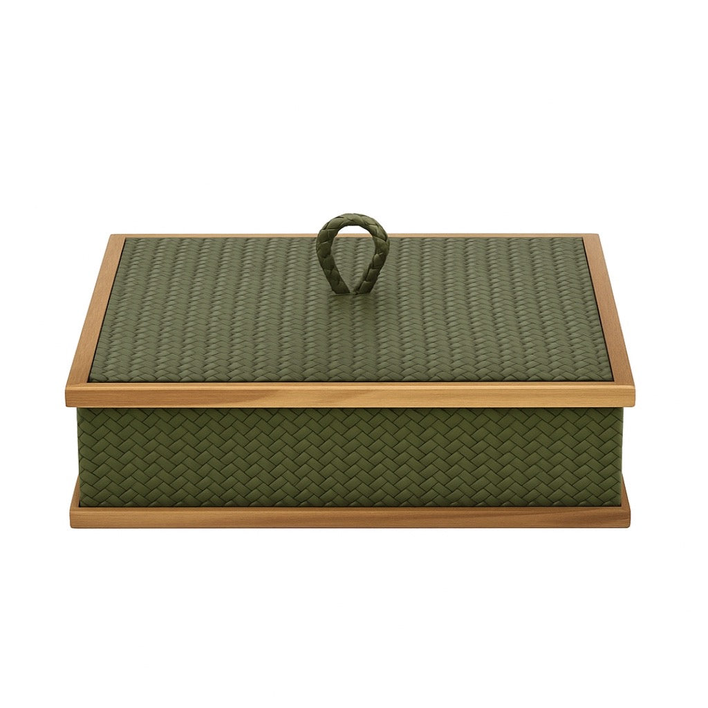 Ceviz Çerçeveli Büyük Dikdörtgen Kutu