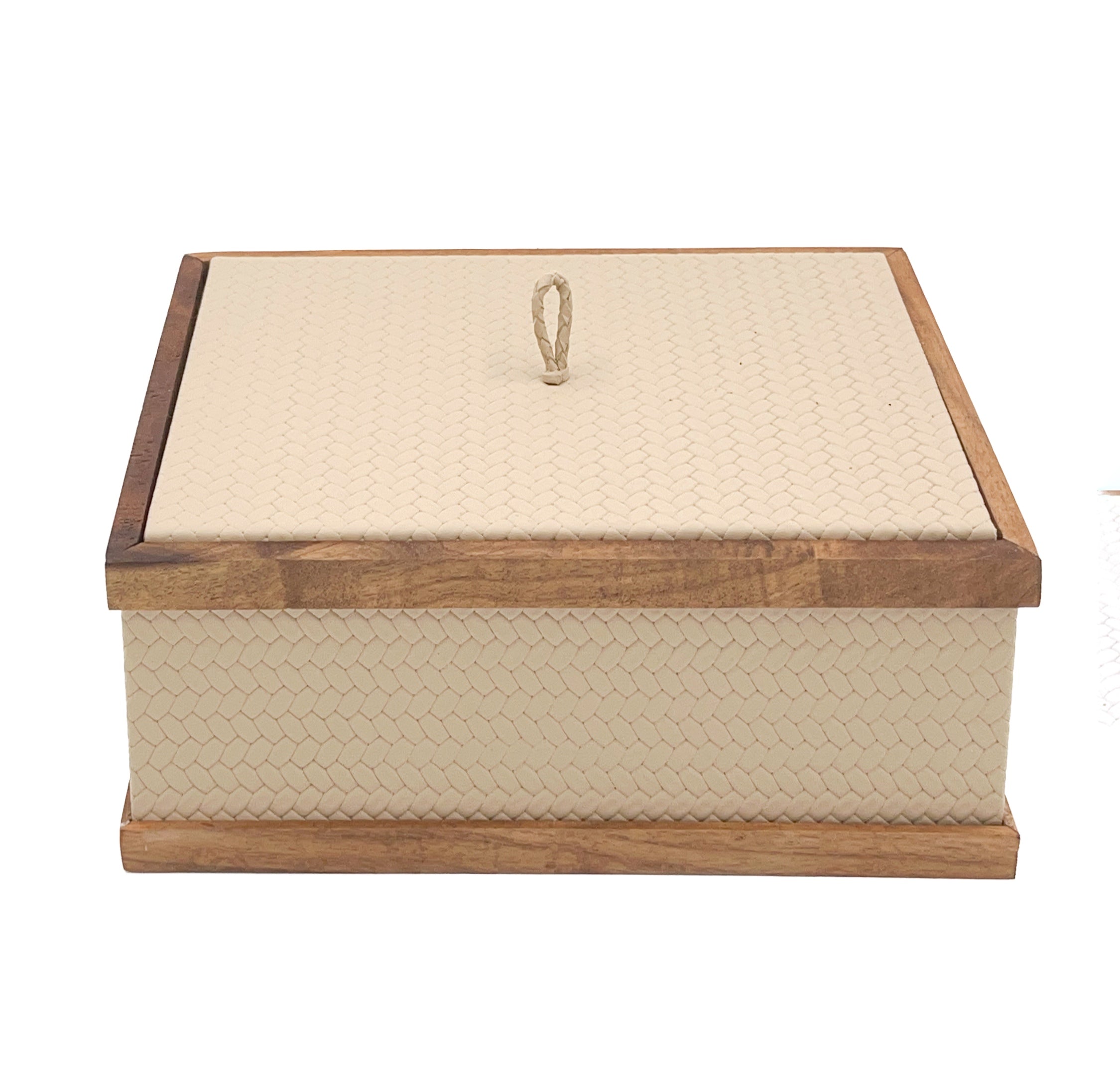 Ceviz Çerçeveli Kare Kutu