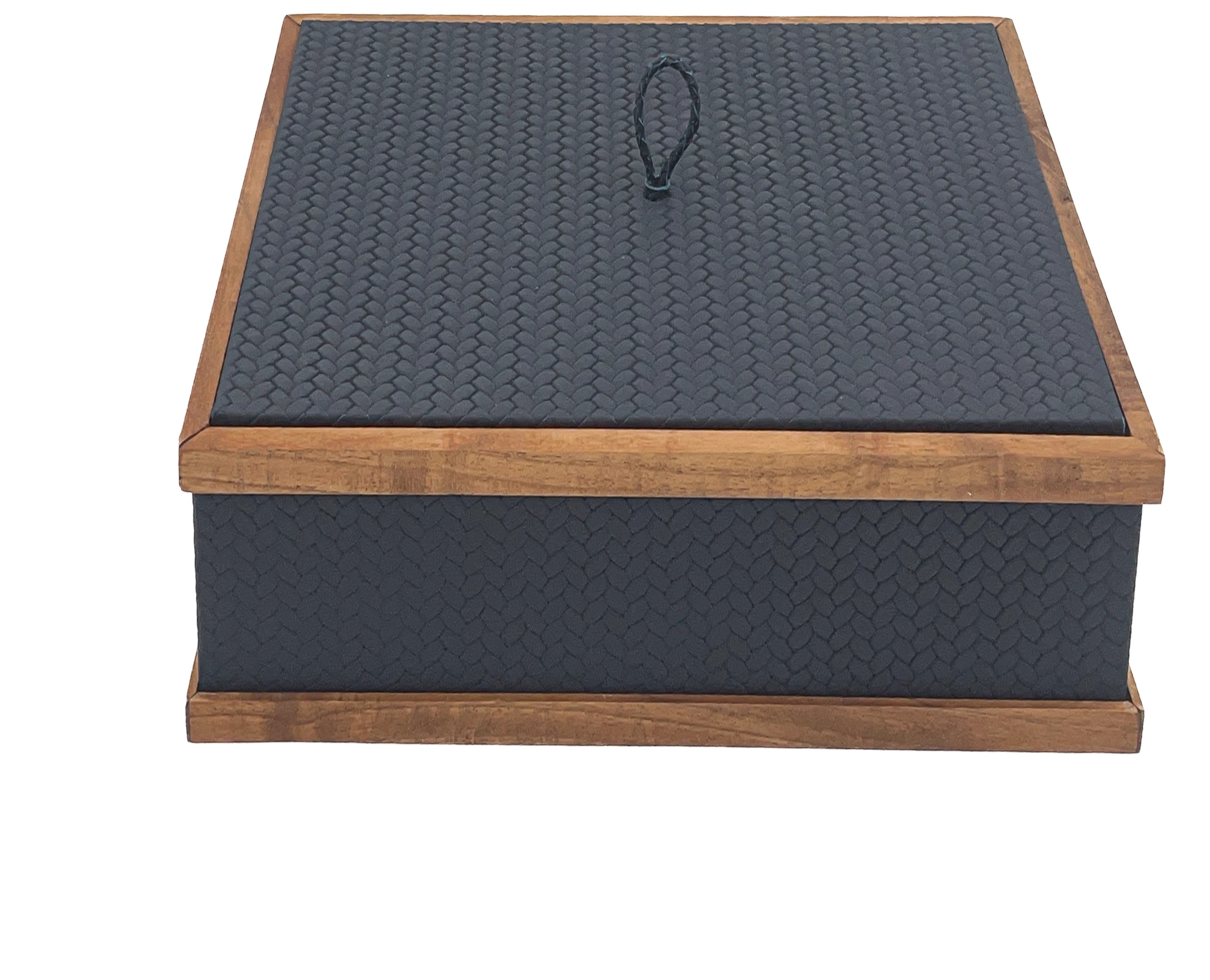 Ceviz Çerçeveli Kare Kutu