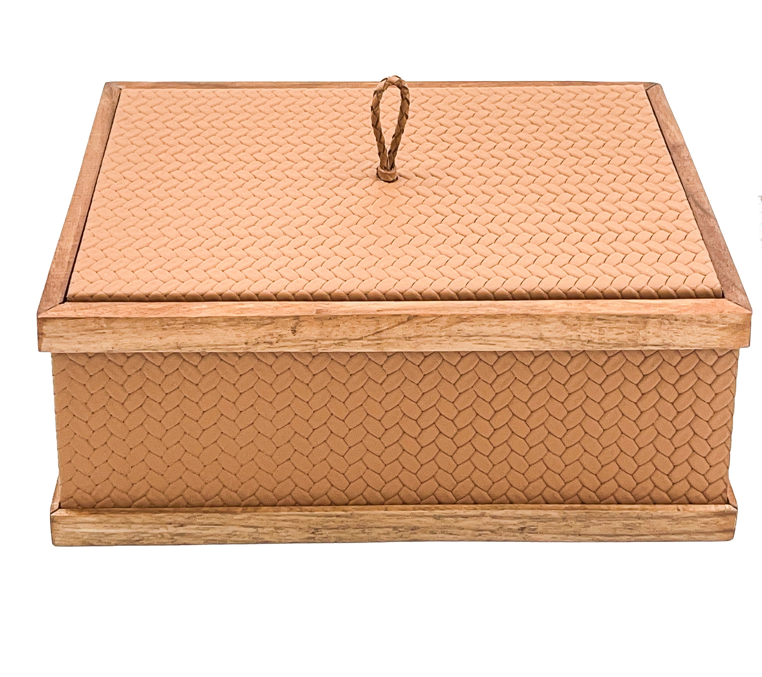 Ceviz Çerçeveli Kare Kutu