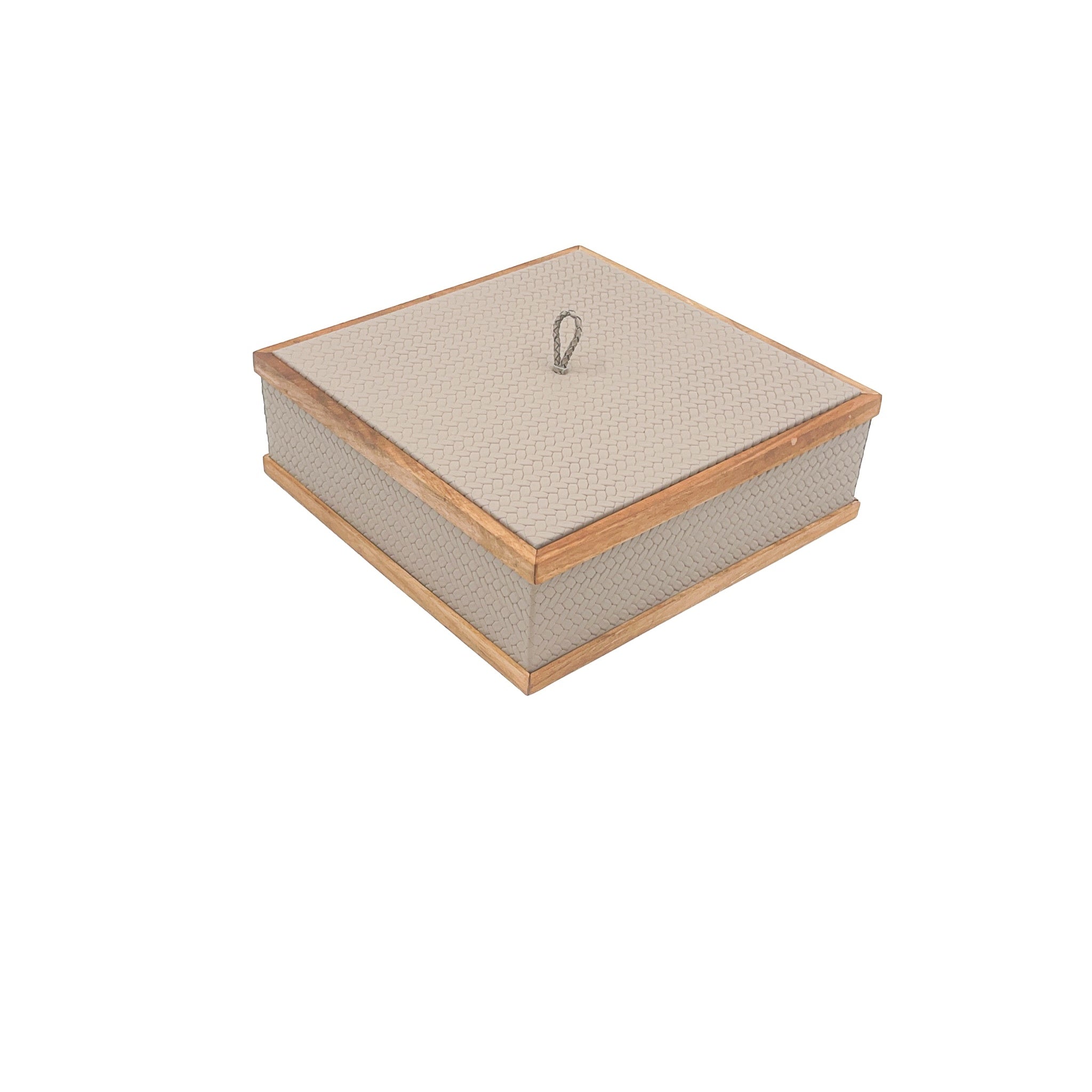 Ceviz Çerçeveli Kare Kutu