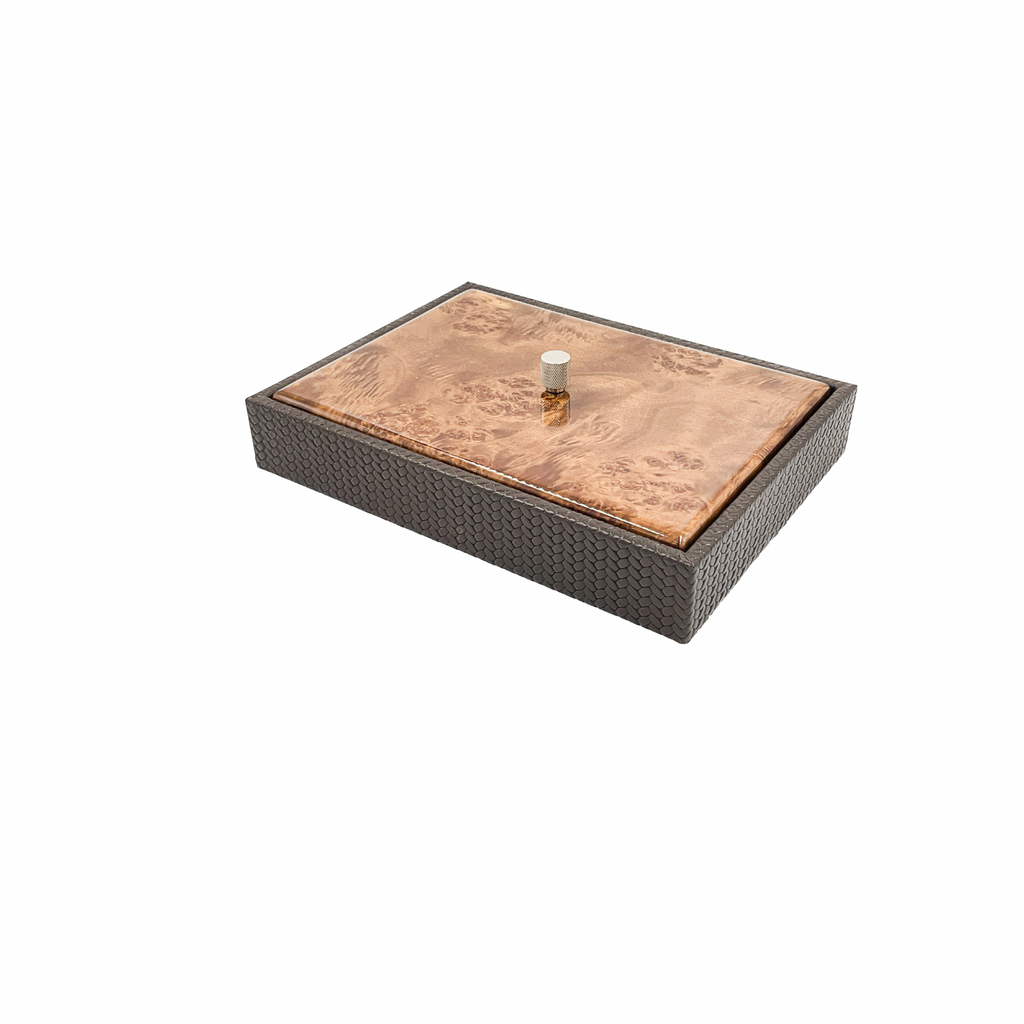 Maun Kapaklı Büyük Dikdörtgen Kutu